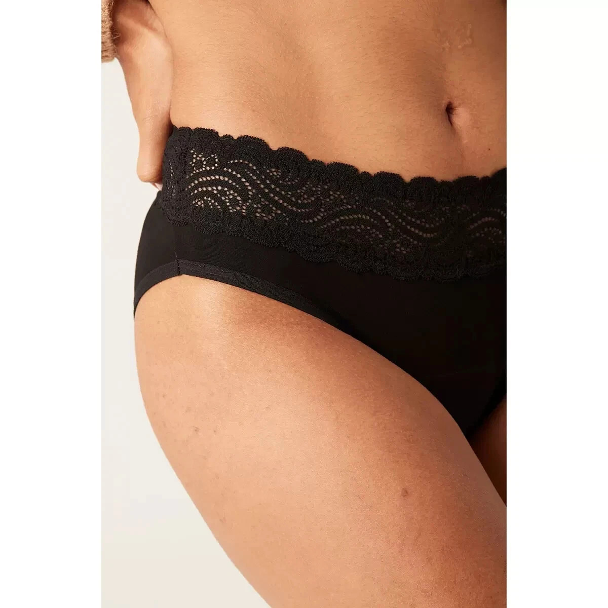Modibodi Sensual Hi Waist Bikini 3 Pack Period Pants Black UK 12 Mixed