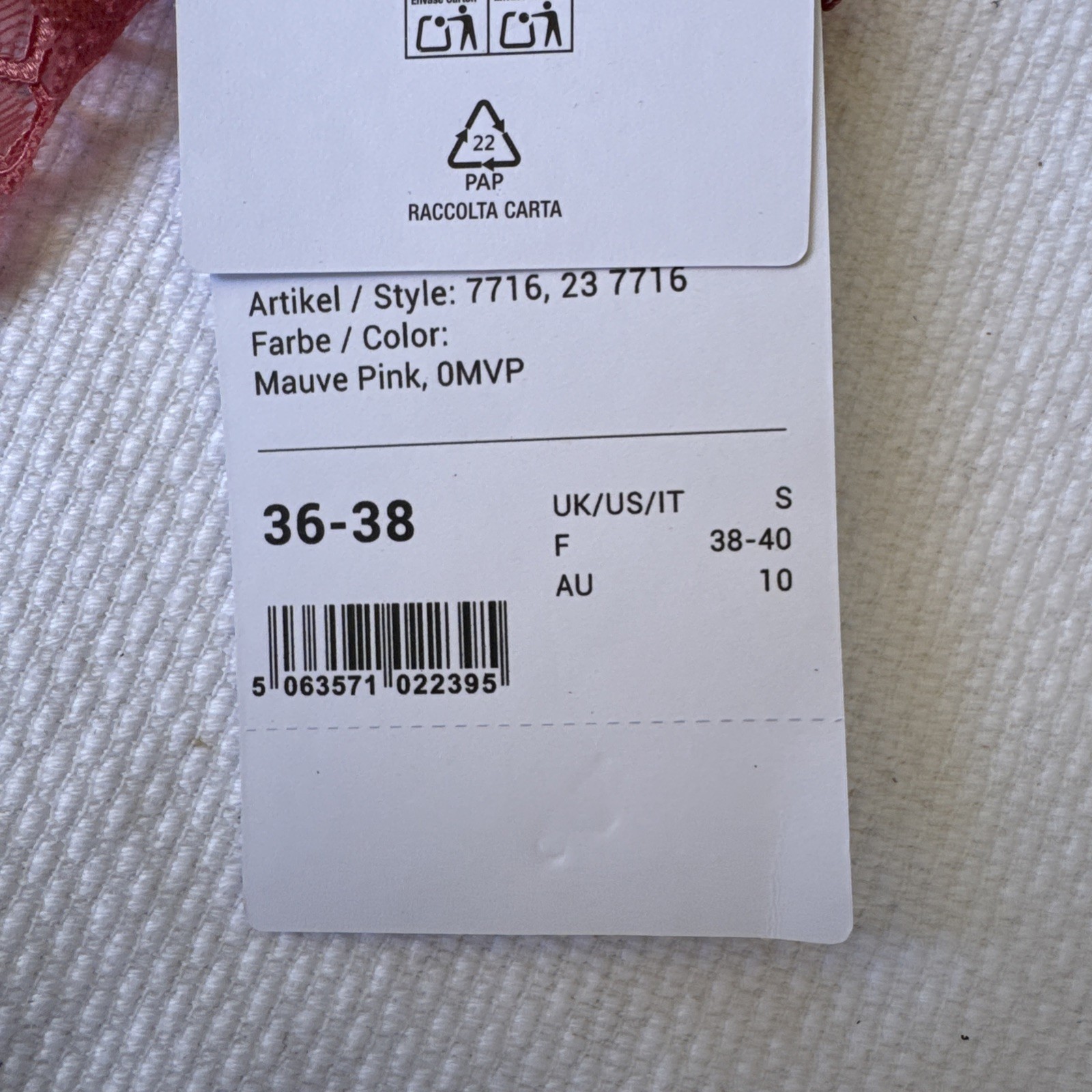 Gossard Superboost Lace Thong Mauve Pink small✔️