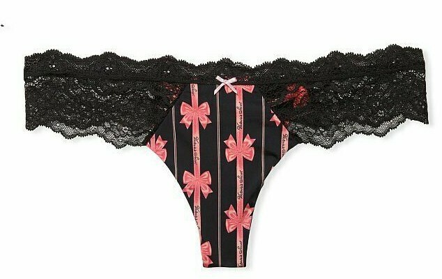 New $16.50 Victoria’s Secret $1 SHIP! 💖Dream Angels Thong💖XS,S BowPrint