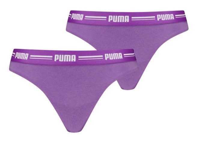 Puma Women’s String Thong Underwear XS 8 purple 2 pack Women’s lingerie