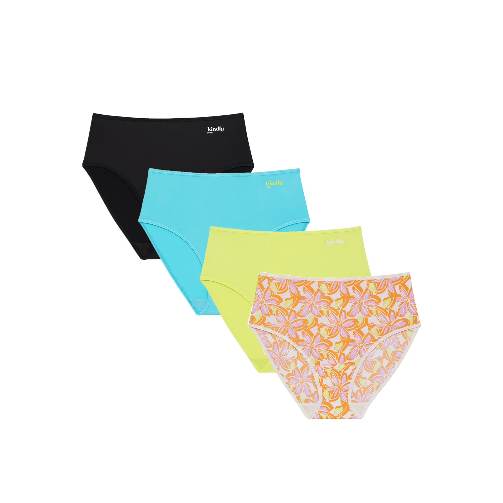 Kindly Yours Women’s So Comfy Micro Brief or Bikini Underwear, 4-Pack, XS-XXXL
