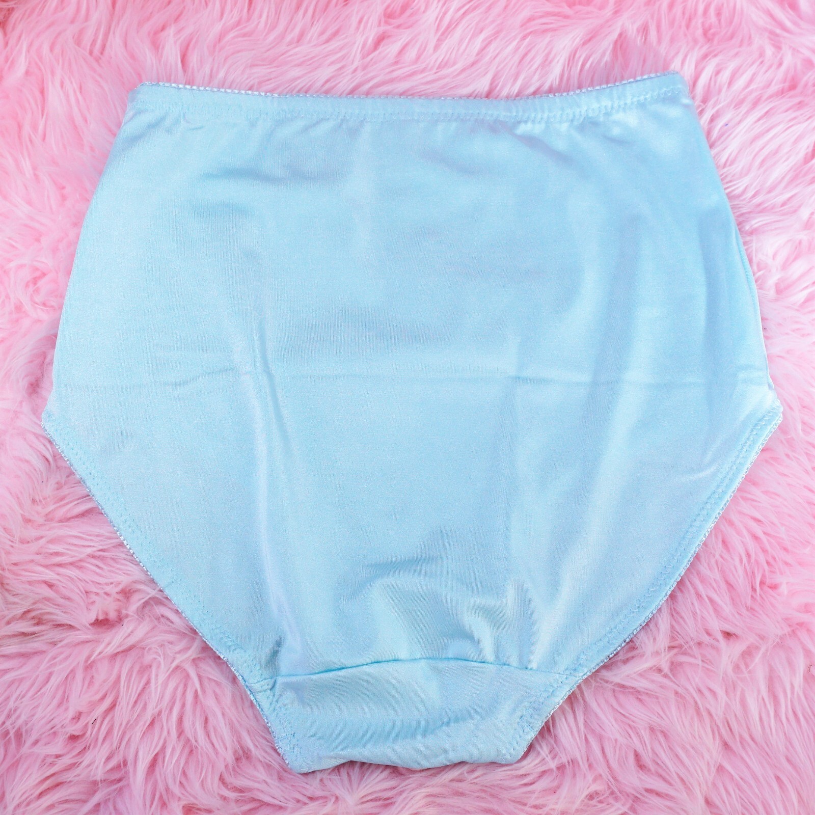 HIGH Waist soft SATIN NYLON panties 6 colors slimming Brief Girdle ladies 2X 3X