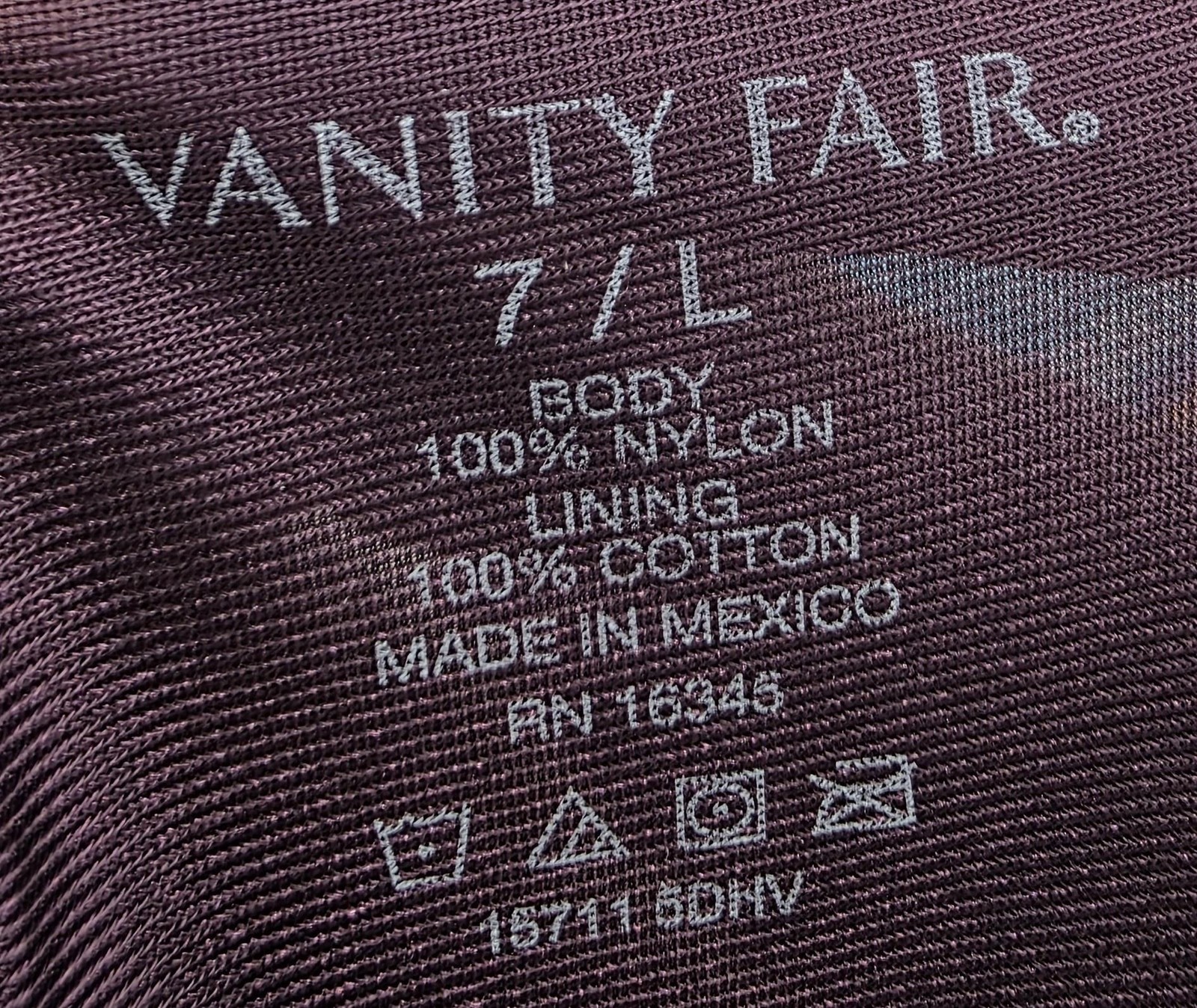 Vanity Fair Briefs Womens Large 7 Multi Perfectly Yours Ravissant 3 Pack 1780