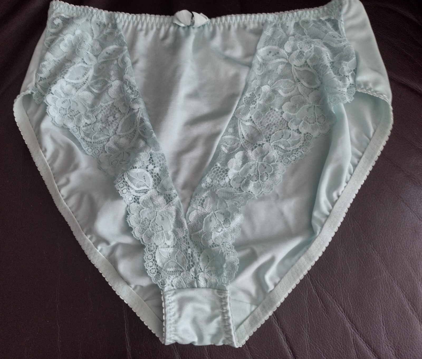 Turquoise Lace Briefs Size 20. NEW