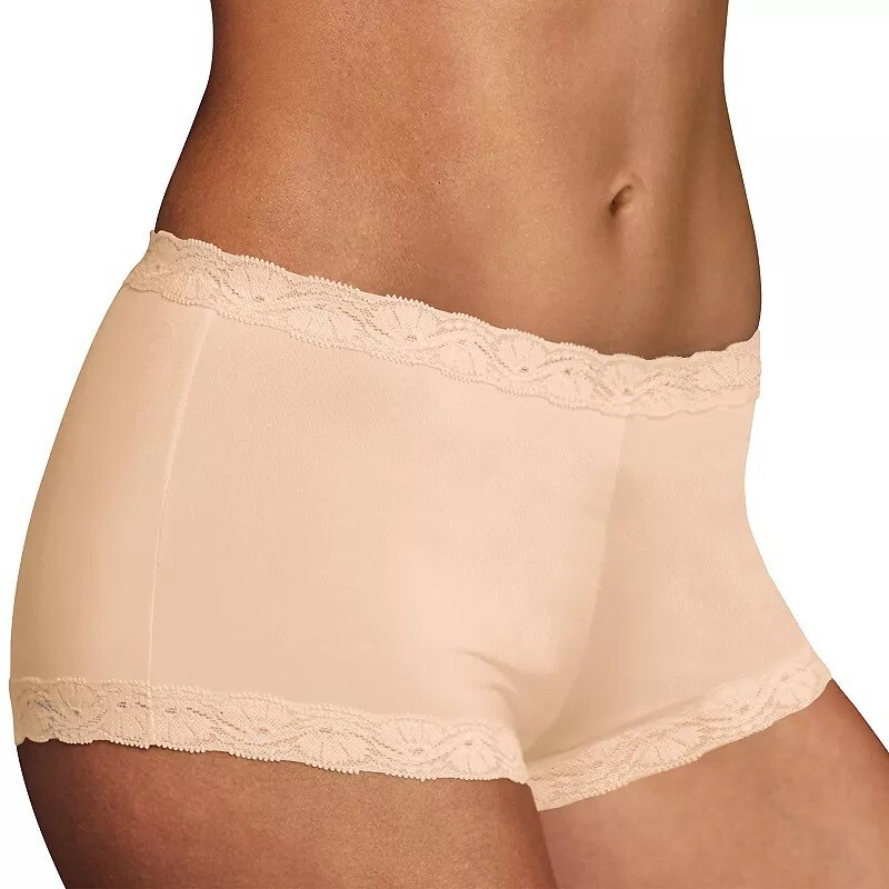 2pc Lot Alfani Ultra Soft & Maidenform Lace Boyshort Panties Size 8, XL
