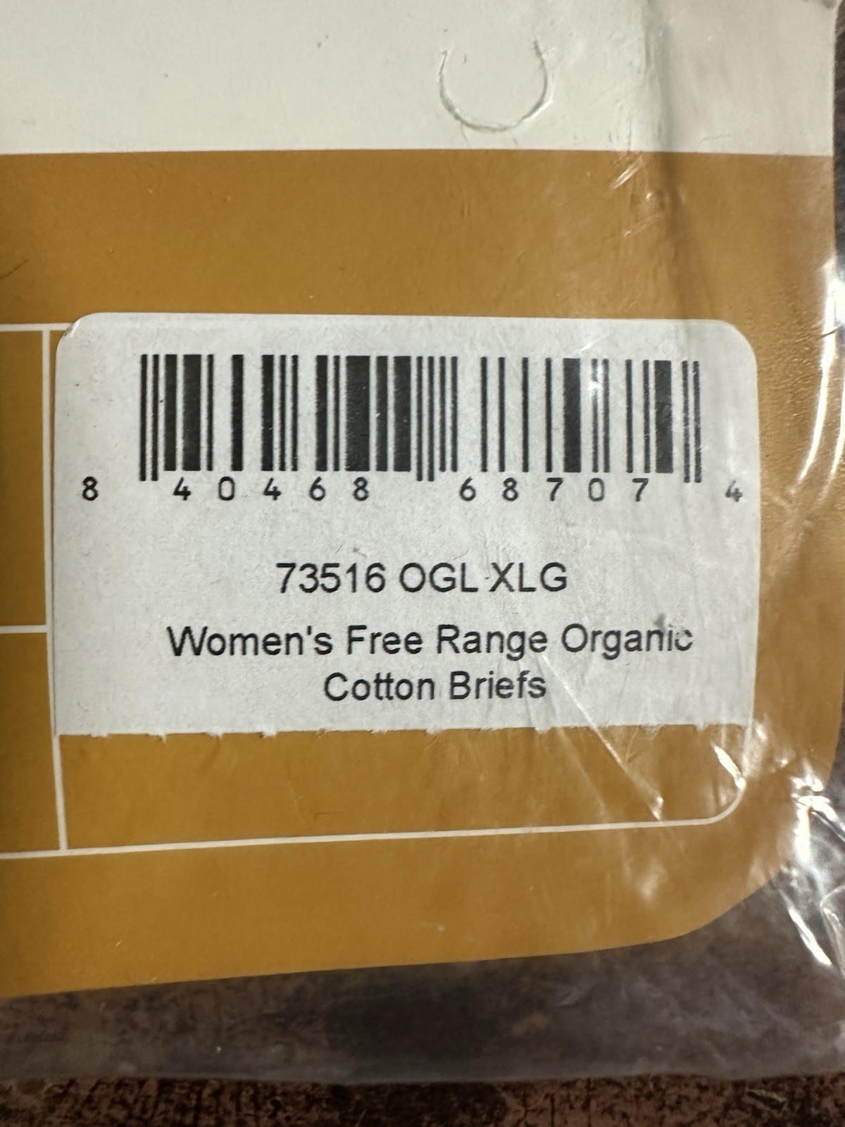 Duluth Trading Women’s Free Range Organic Cotton Briefs XL Orange Floral NIP