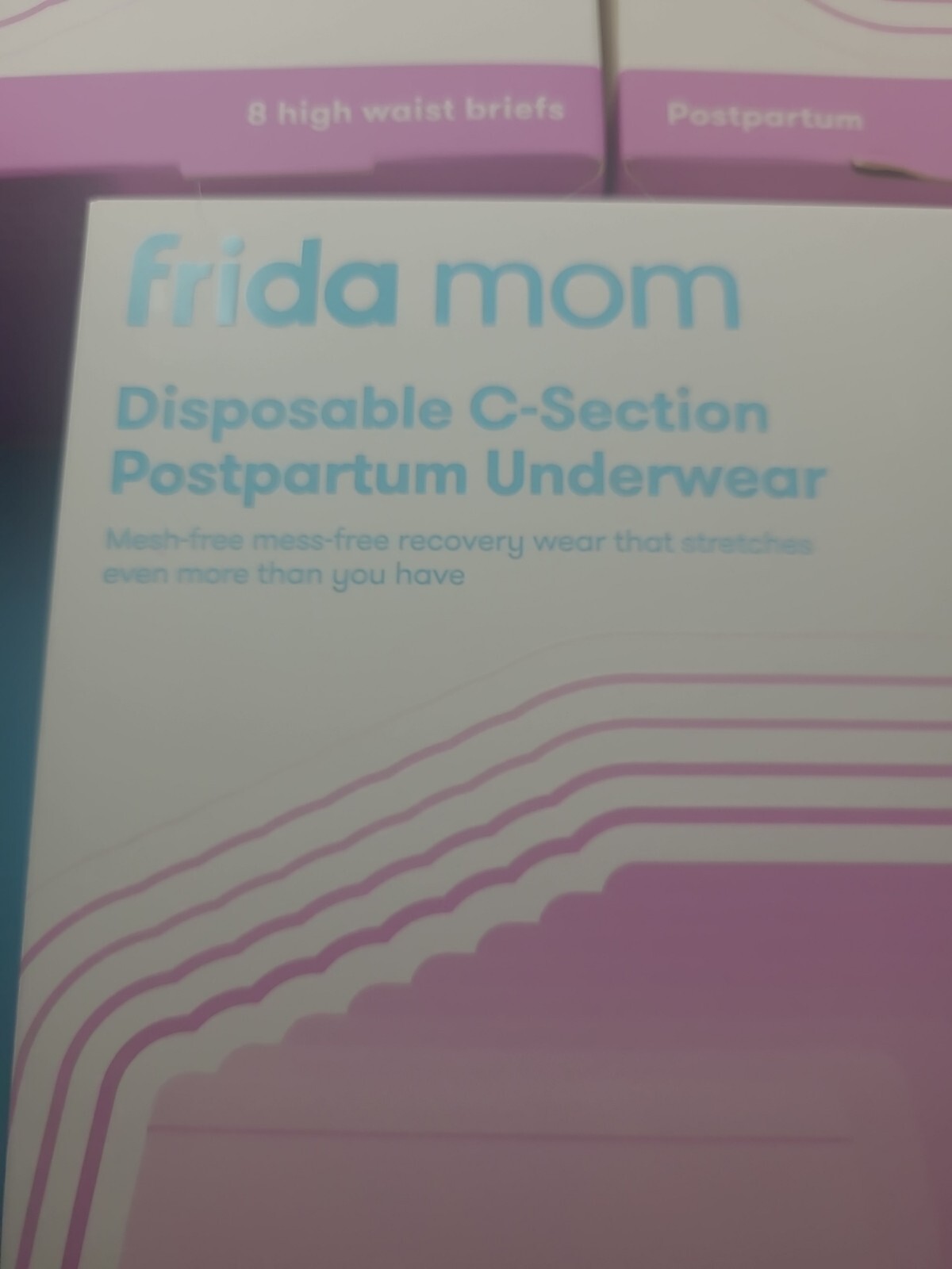 3 X Frida Mom Disposable High Waist C-Section Postpartum Underwear 8 Pk. Each