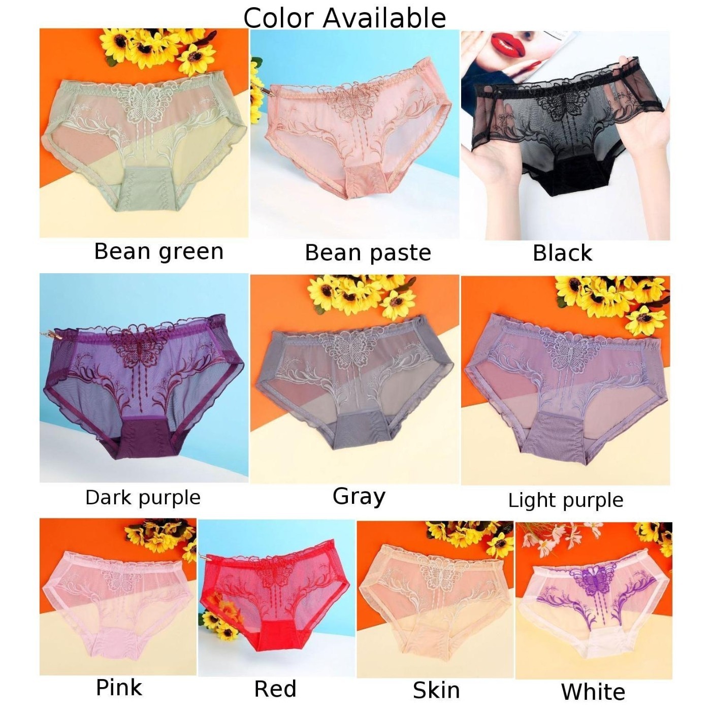 Hot New Women Knicker Sexy Sheer Panties Ultra-thin All Seasons Female
