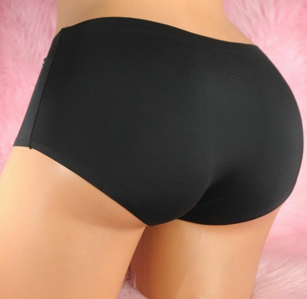 Smooth Perfectly SEAMLESS Nylon 4 Colors Sissy Low Rise Panties L XL