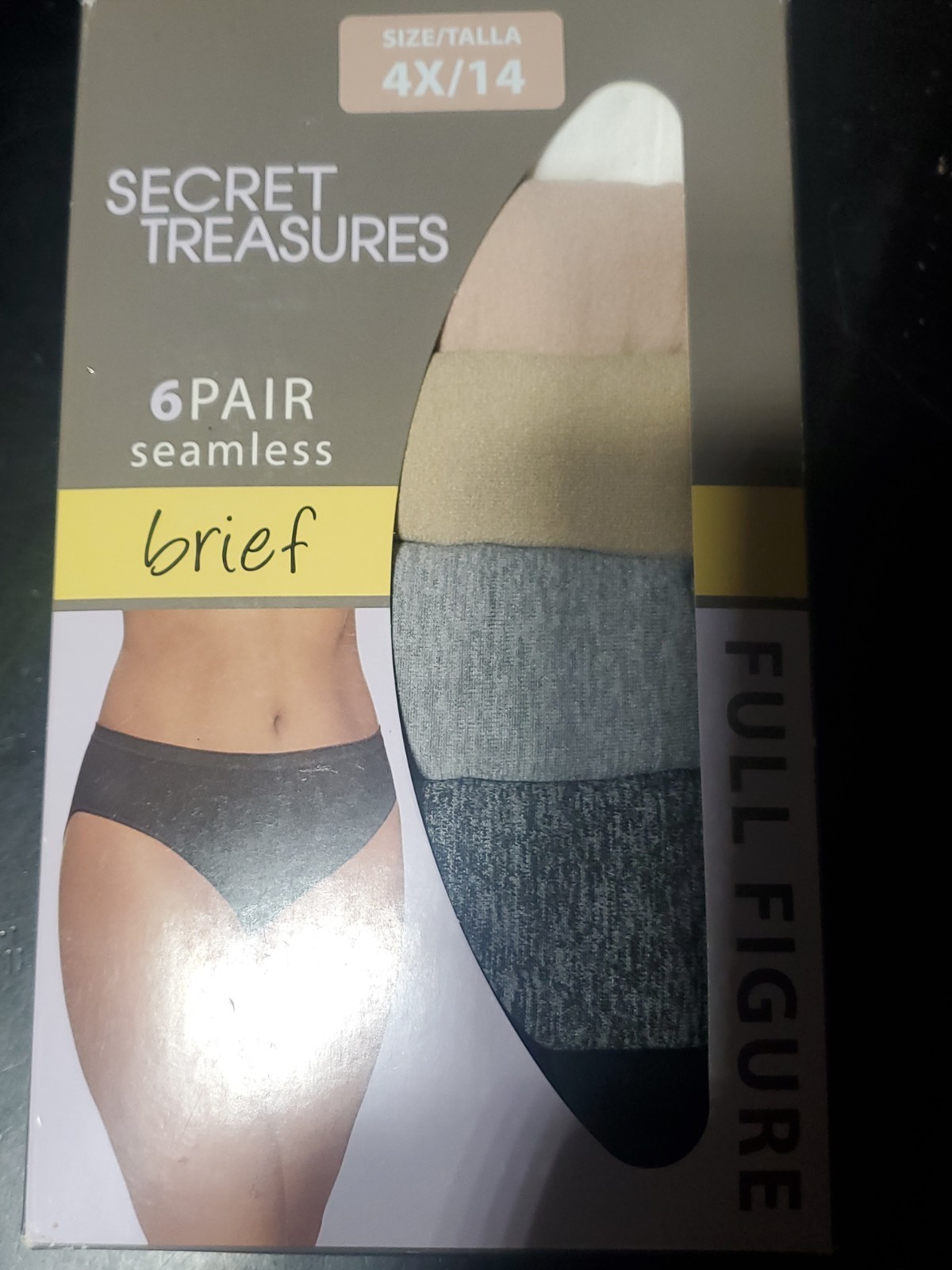Women’s underwear: Secret Treasures, available in bikini, brief, or hipster 6 pk