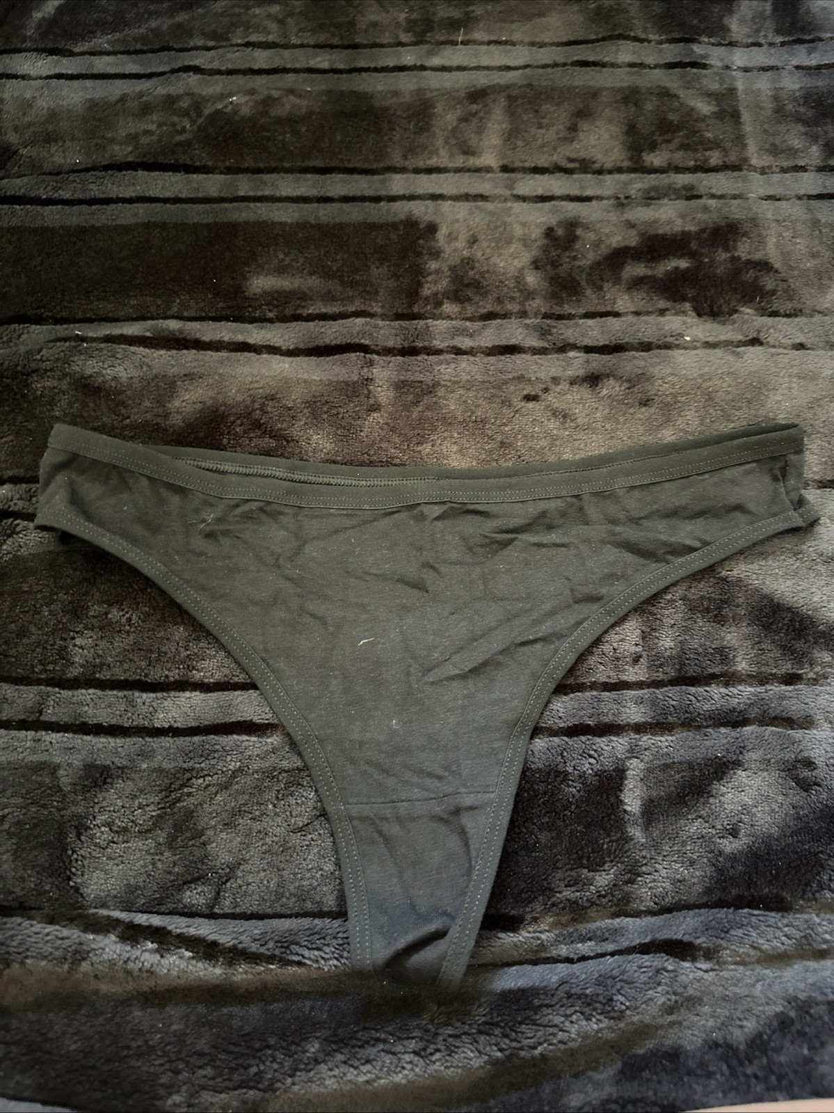 ANZERMIX Women’s Breathable Cotton Thong Panties, Large Pack of 5