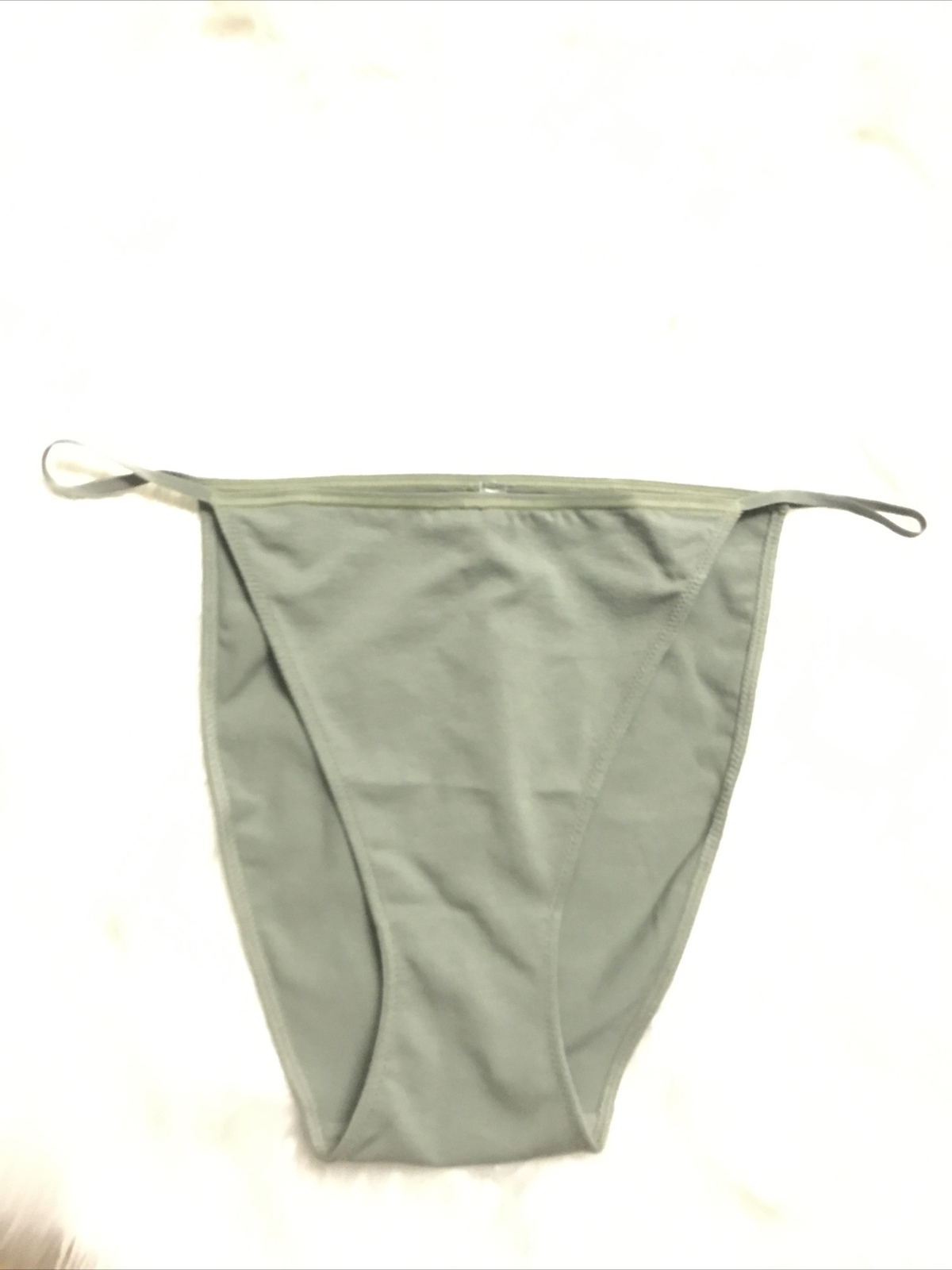 SKIMS COTTON JERSEY STRING BIKINI IN Mineral Size 3X NWT