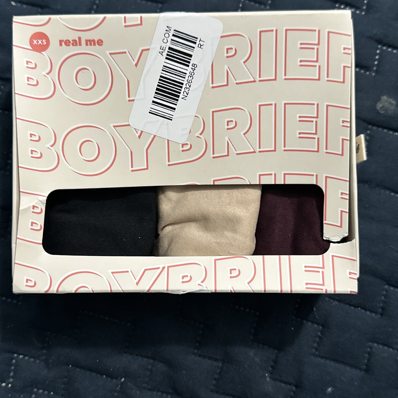 American Eagle Aerie Real Me Cotton Boy Brief 3 Pack Size XX Small NEW IN BOX