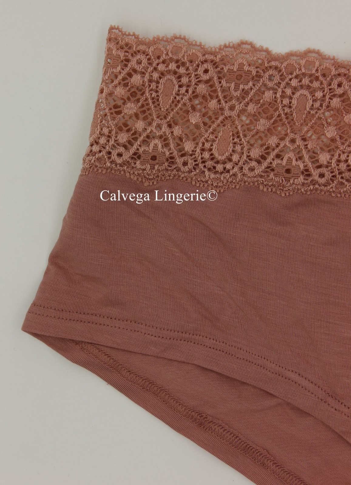 NWT COSABELLA GIULA0721 “Giulia” Modal / Lace Hotpants, Boyshorts, Beige, Italy