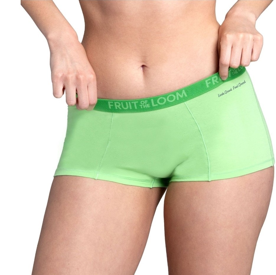 SZ 7 Fruit of the Loom SIGNATURE ENERGIZE BOY SHORTS 6PK 94%Cot/6%Spandex+Gift