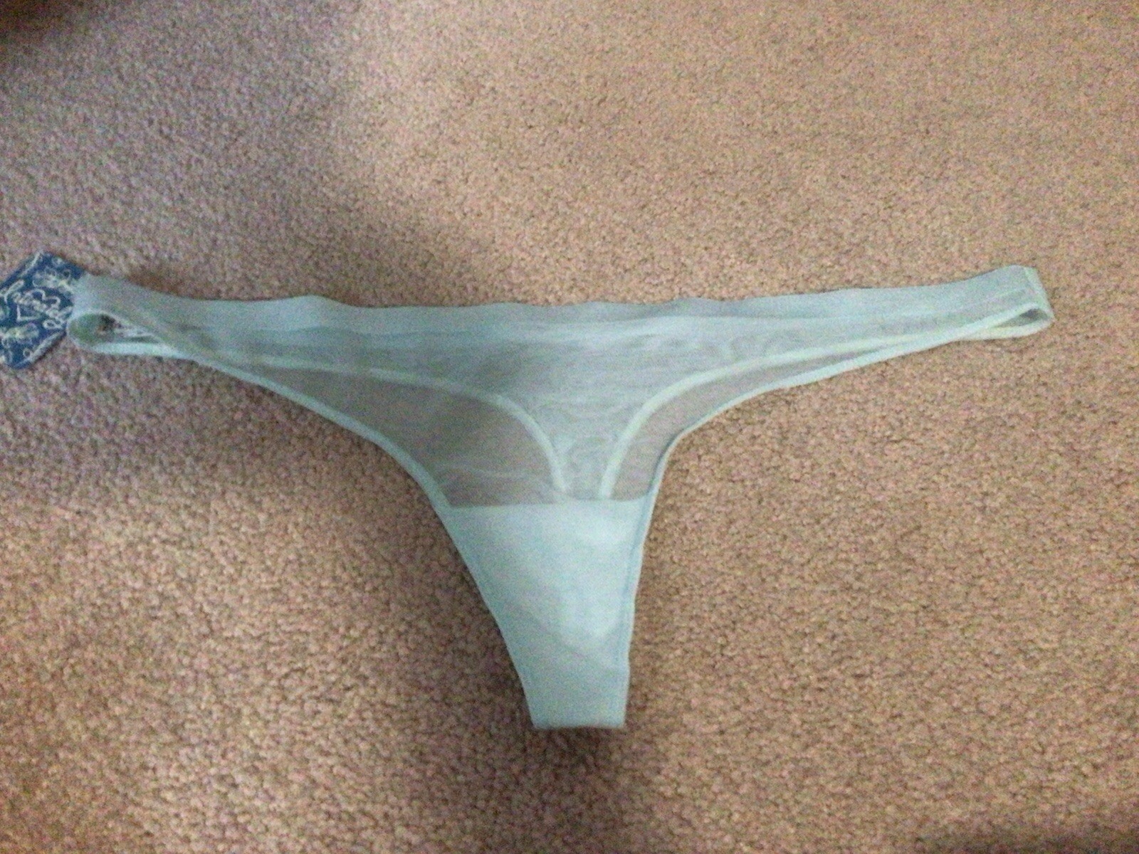 FREE PEOPLE ROXANNE MESH THONG- BRAND NEW WITH TAGS- SIZE LARGE