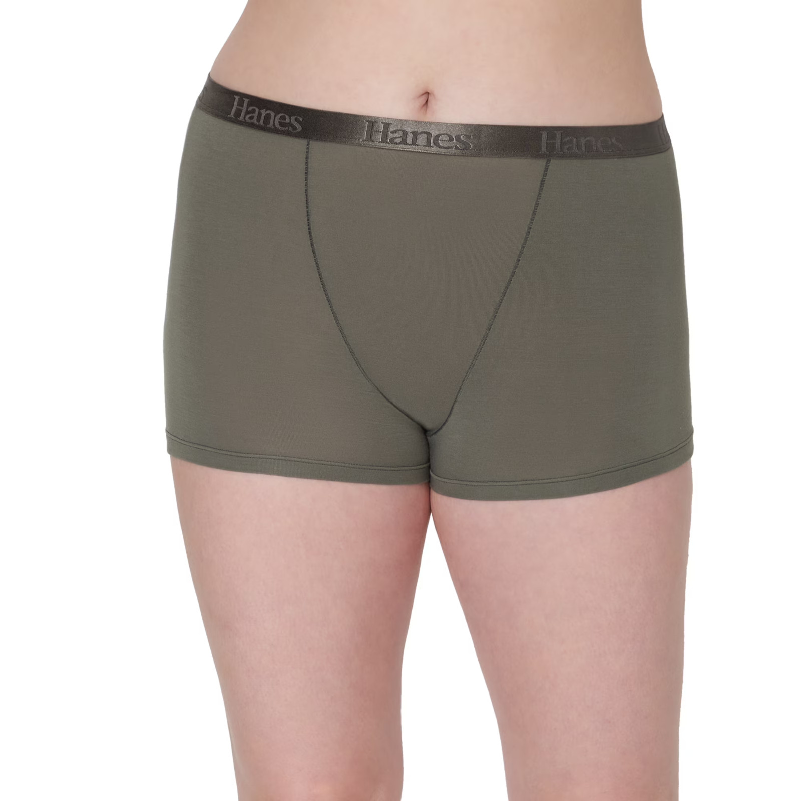 Women’s 3-Pack SuperSoft Boxer Briefs Bamboo Stretch Breathable Comfort