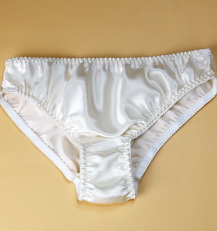 Womens 100% Silk Knickers Bikini Mid-rise Daily Hipster Panties Brief Underpants