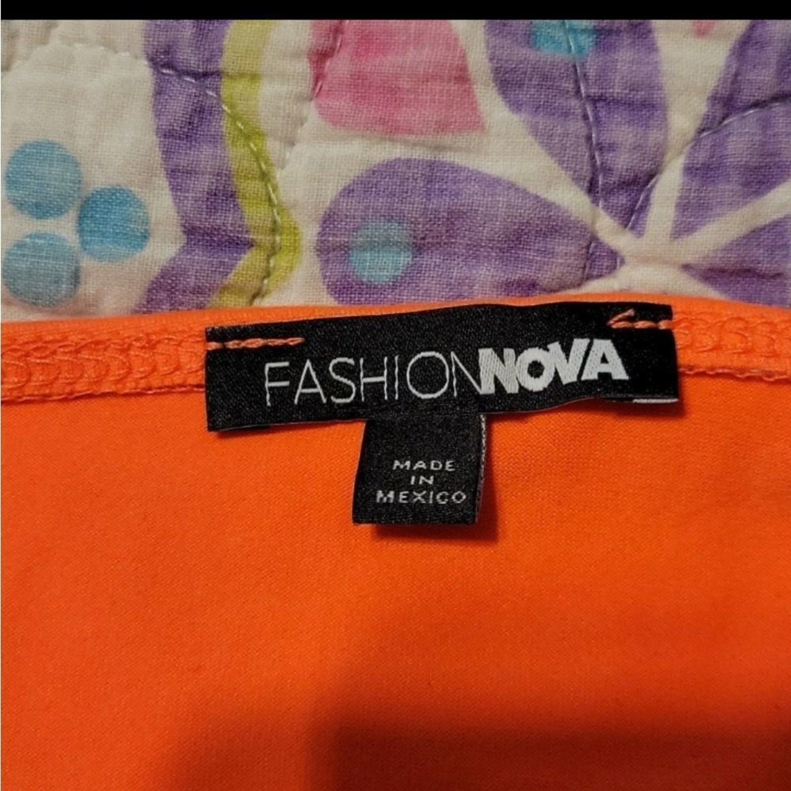 Fashion nova small women’s bright neon orange panties new without tags