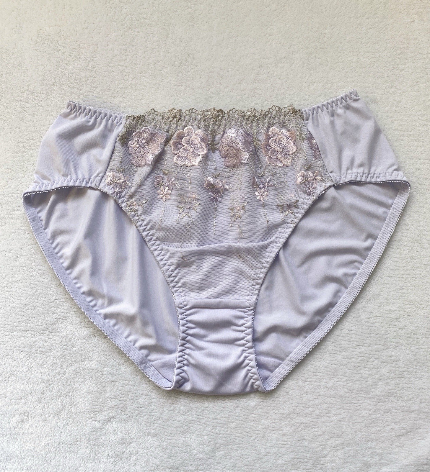 Super Sale 8 Pairs US-M/JP-3L Japanese High Quality Embroidery Nylon Panties