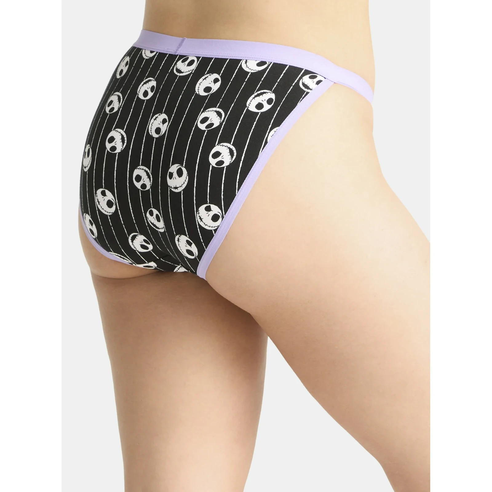 Disney Nightmare Before Christmas Women’s 3-Pack Halloween Bikini Panties, SZ M