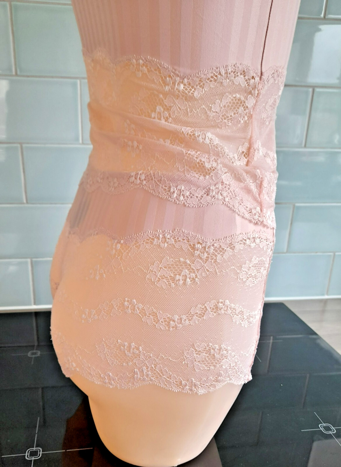 Mey Favourites Vintage Rose JAZZ Stripe and Deep Lace Shorts