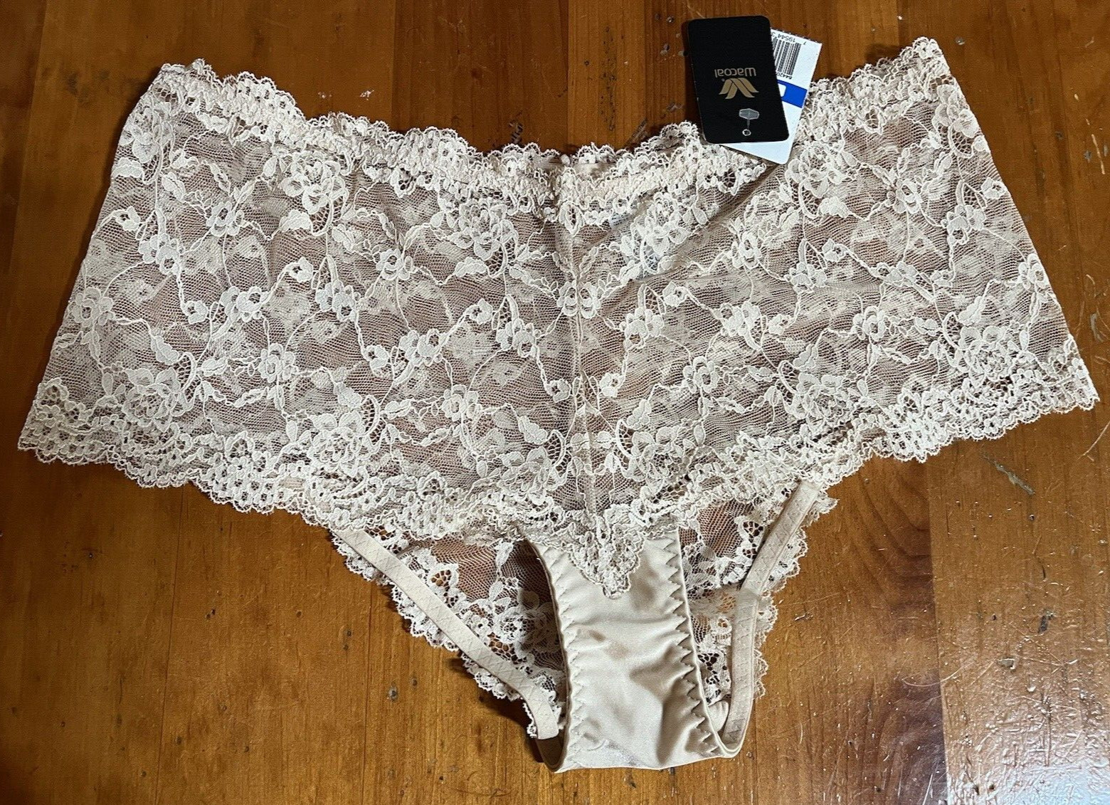 Wacoal #844203 All-Lace briefs – XL – nude