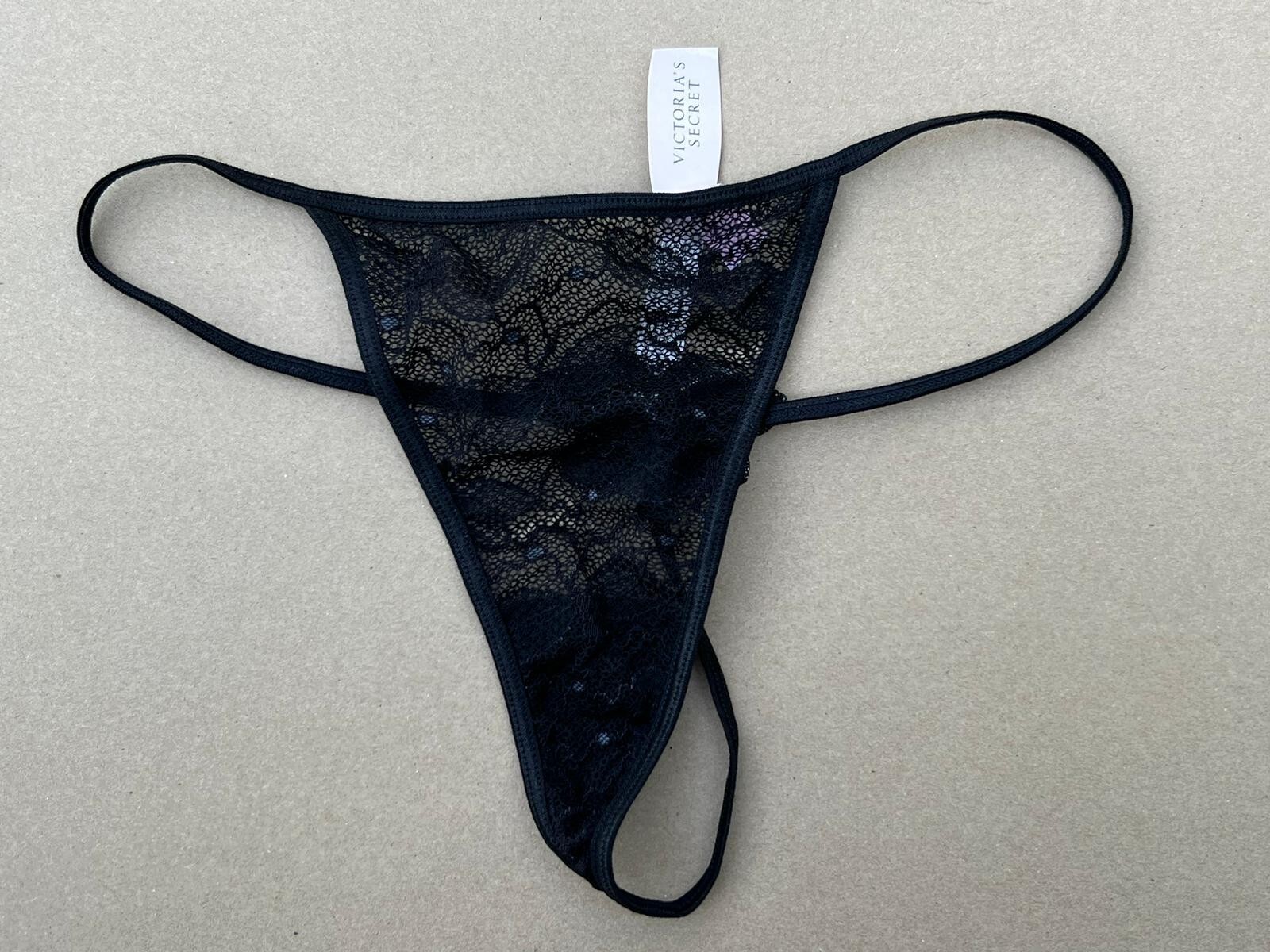Vintage Victoria’s Secret Butterfly Thong Vstring Panties L NWT RARE