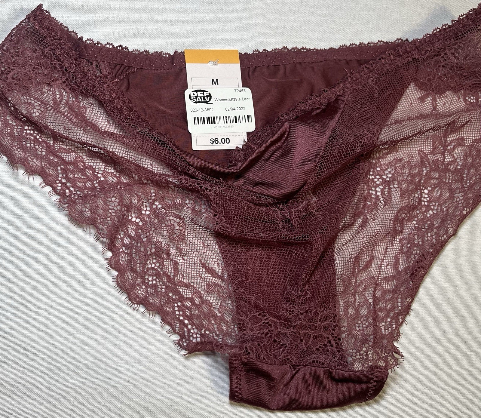 NWT Lot Of 6 Auden Panties Set Assorted Styles/colors Size Medium Cotton Blend