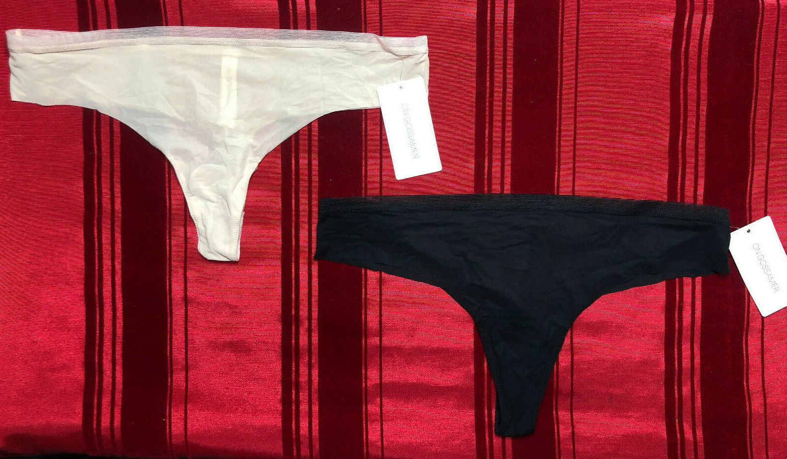 ON GOSSAMER LASER CLEAN CUT THONG CHOOSE YOUR COLOR AND SIZE MSRP $16 NEW