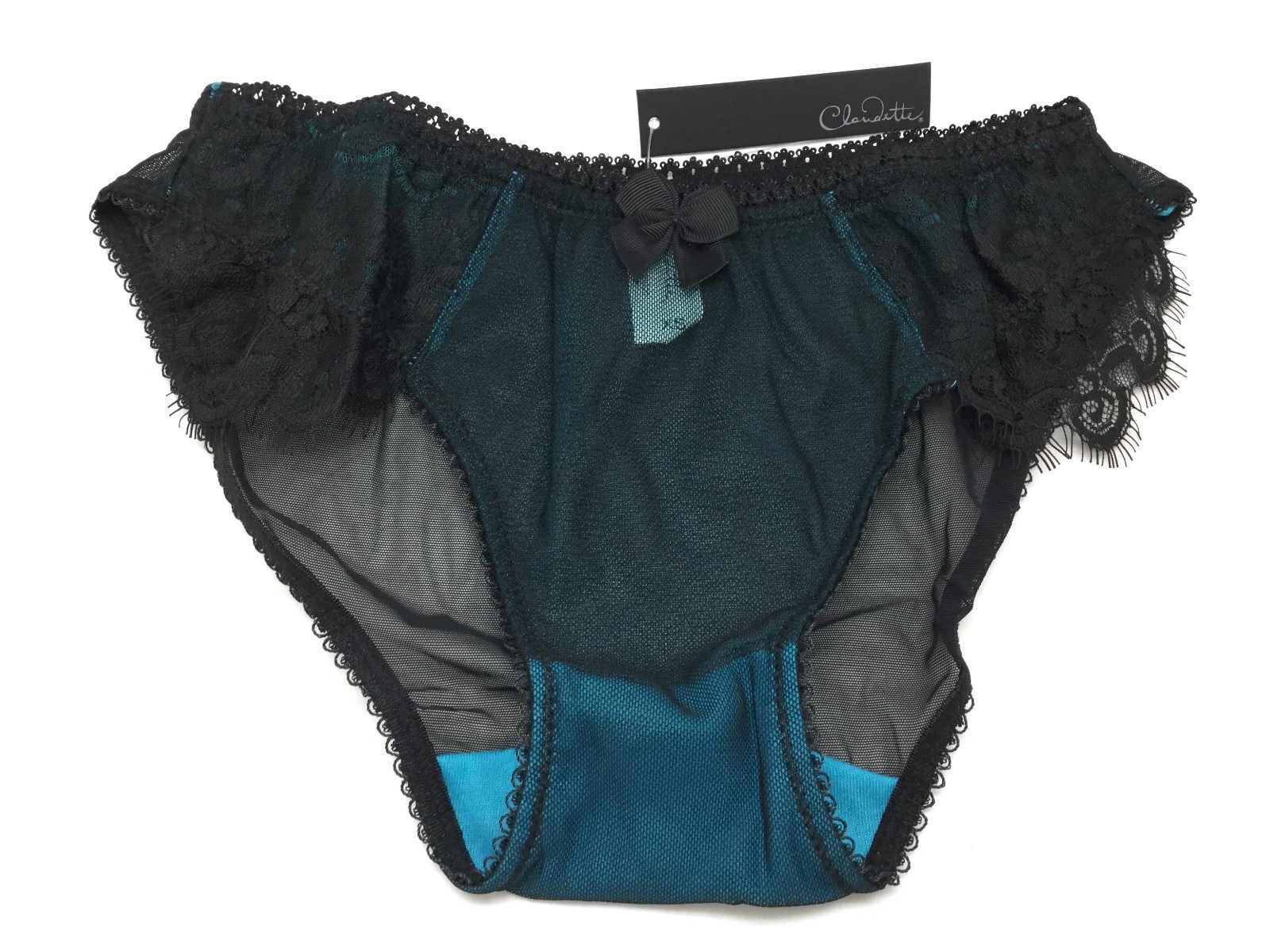 Claudette En Dentelle Intense Bikini Panties Panty Hot Lingerie Neon Turquoise