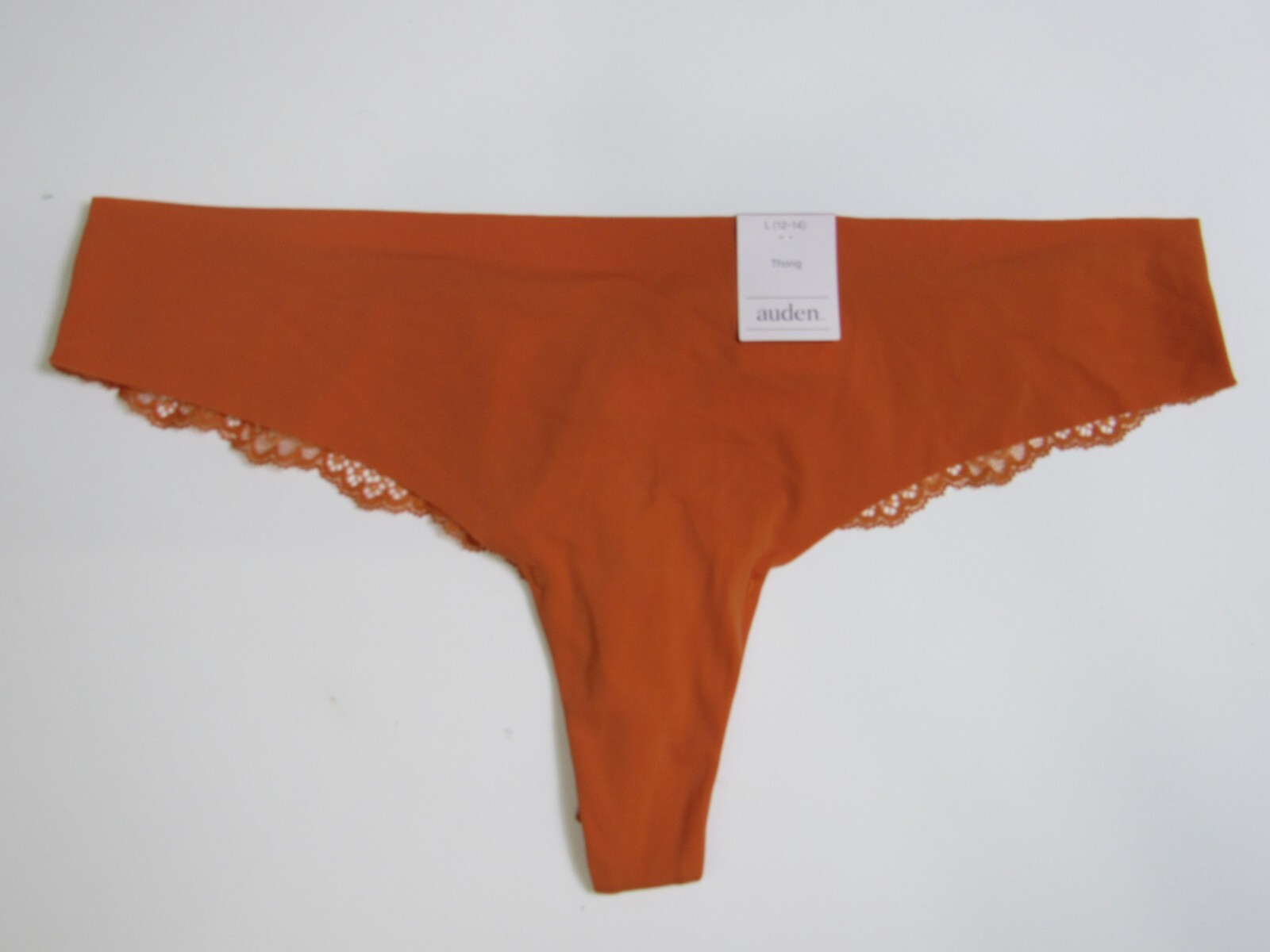 Auden Women’s Variety Thong 2 Pack Panties Large 12-14