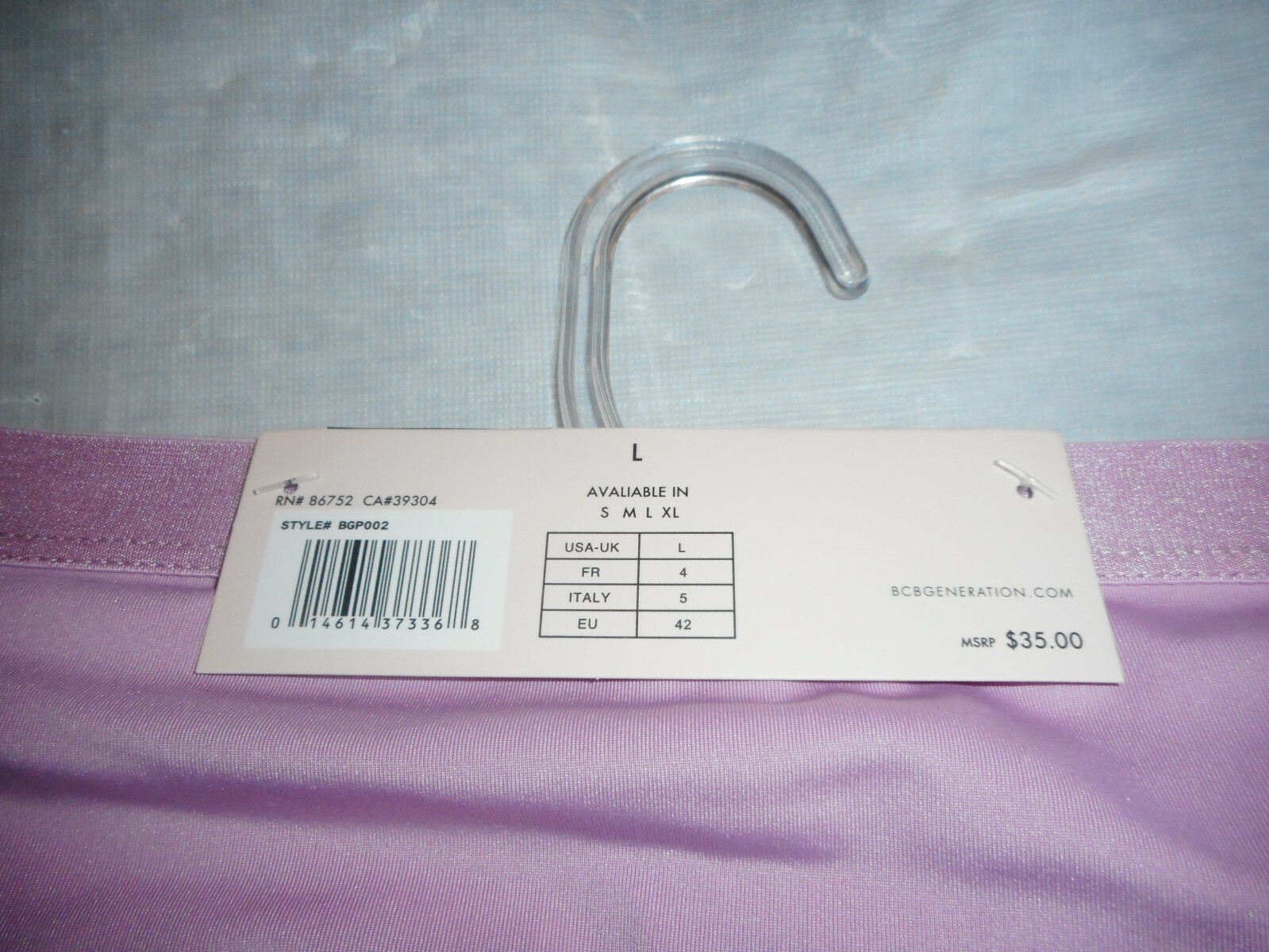 3 Pack BCBGENERATION Variety Color Bikini Panty SIZE LARGE