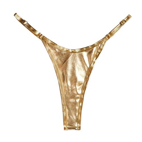 Women Shiny Low Rise Micro G-String Bikini Thong Panties Underwear Lingerie US