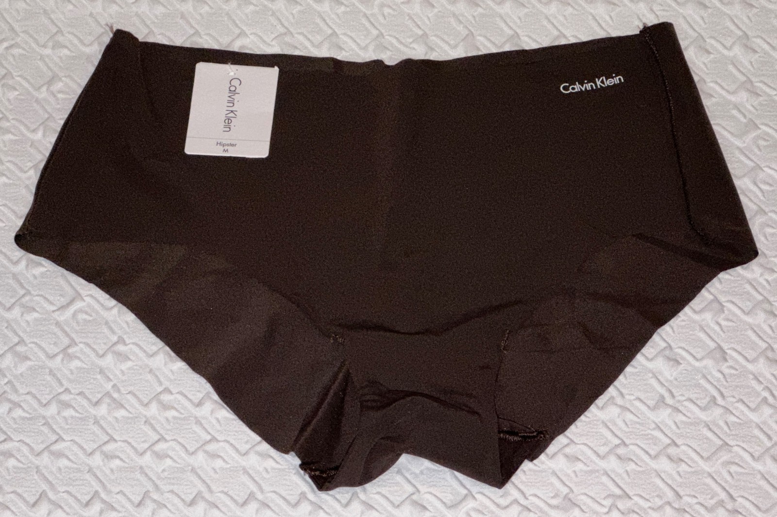 CALVIN KLEIN Invisibles Woodland Dark Brown Hipster No VPL Panty Womens M 6 L 7