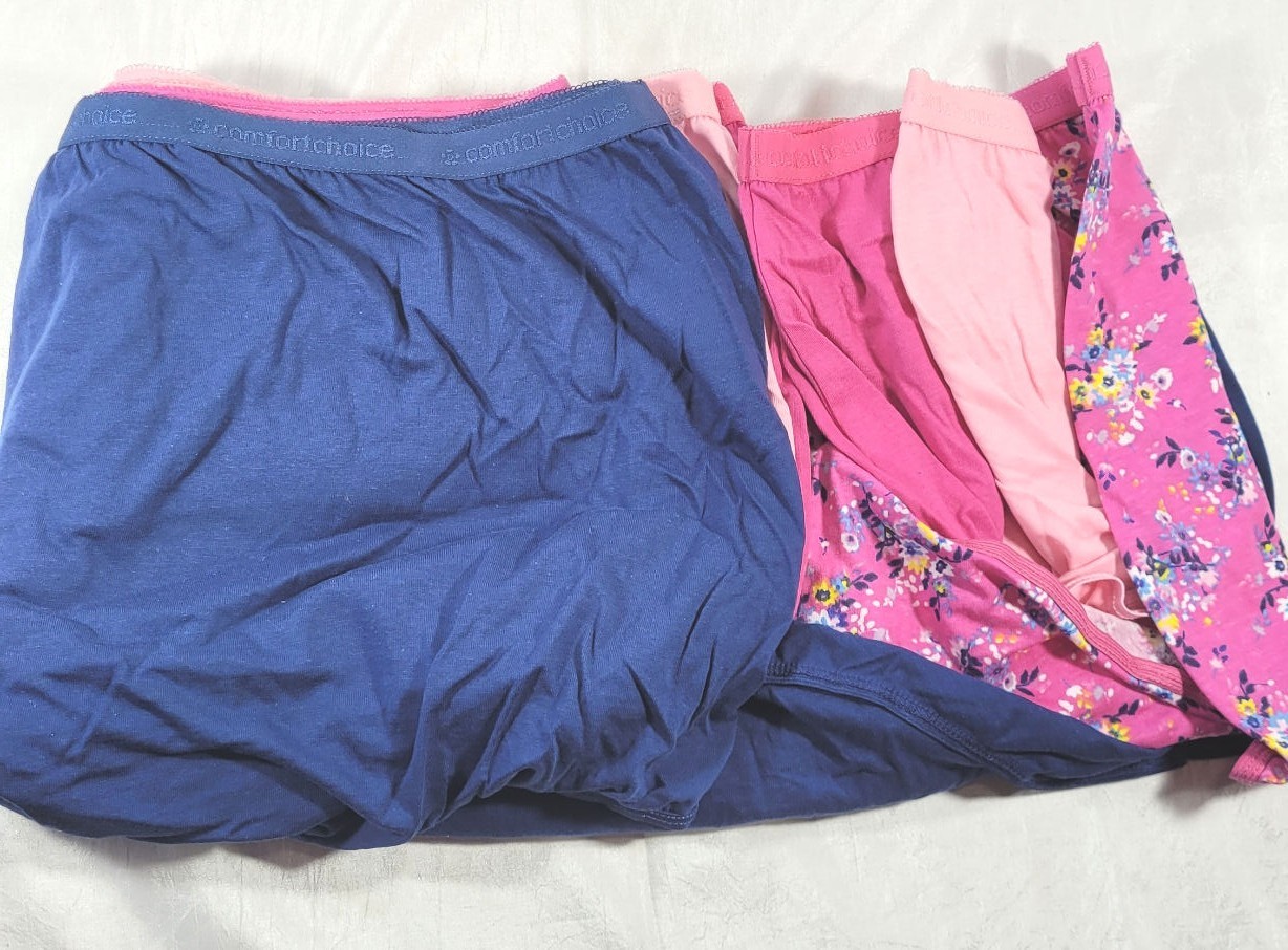 4 Comfort Choice Women’s Tag-free Full Coverage Cotton Briefs – Size 16 – NWOT
