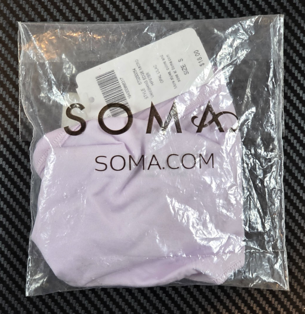 Soma Women’s Small Vanishing Edge Micro Hipster Opal Lilac #570250054