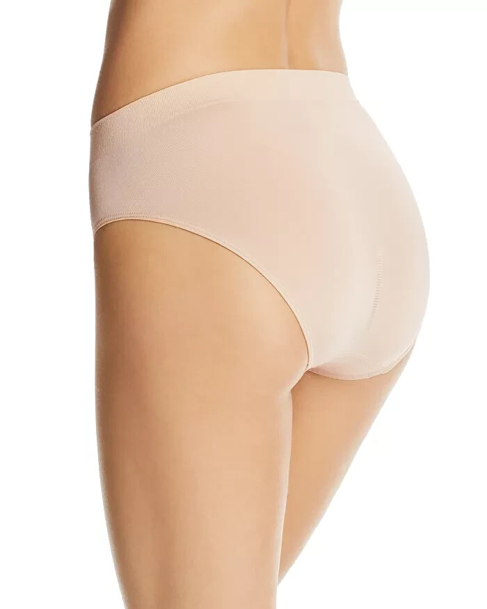 Wacoal L139242 B-Smooth Rose Dust Seamless Hi-Cut Brief Panty Women’s Size L