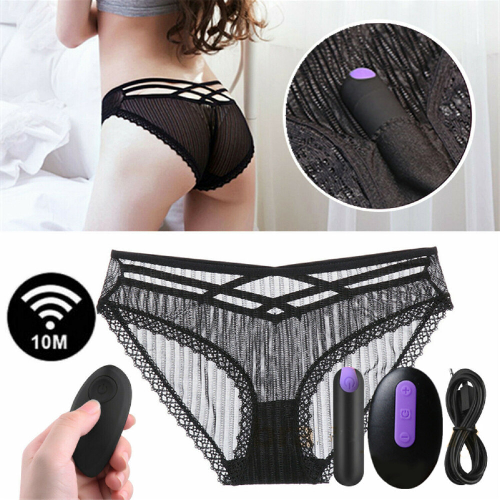 Vibrating Women Panties Massager Wireless Bullet Remote Control Waterproof