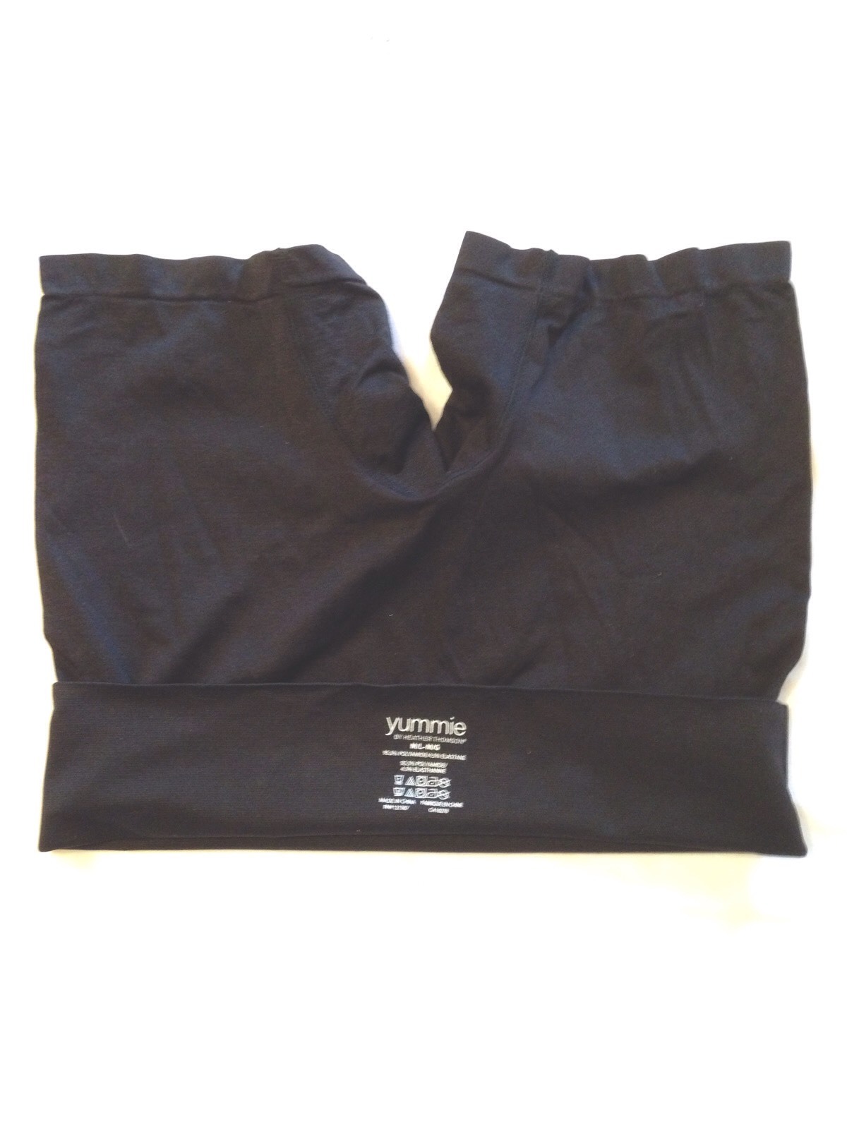 NWOT HSN Yummie Seamless by H.Thomson Brief Boyshorts – Black – Panty Size M/L.