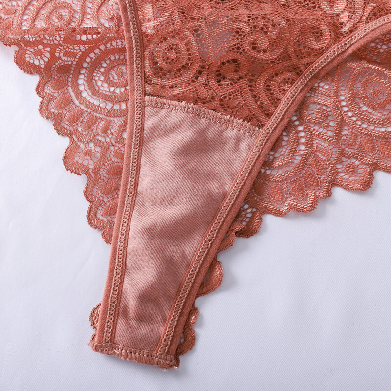 5 Pack Lot Sexy Womens See Through Lace Panties Thongs Underwear Sissy Lingeries