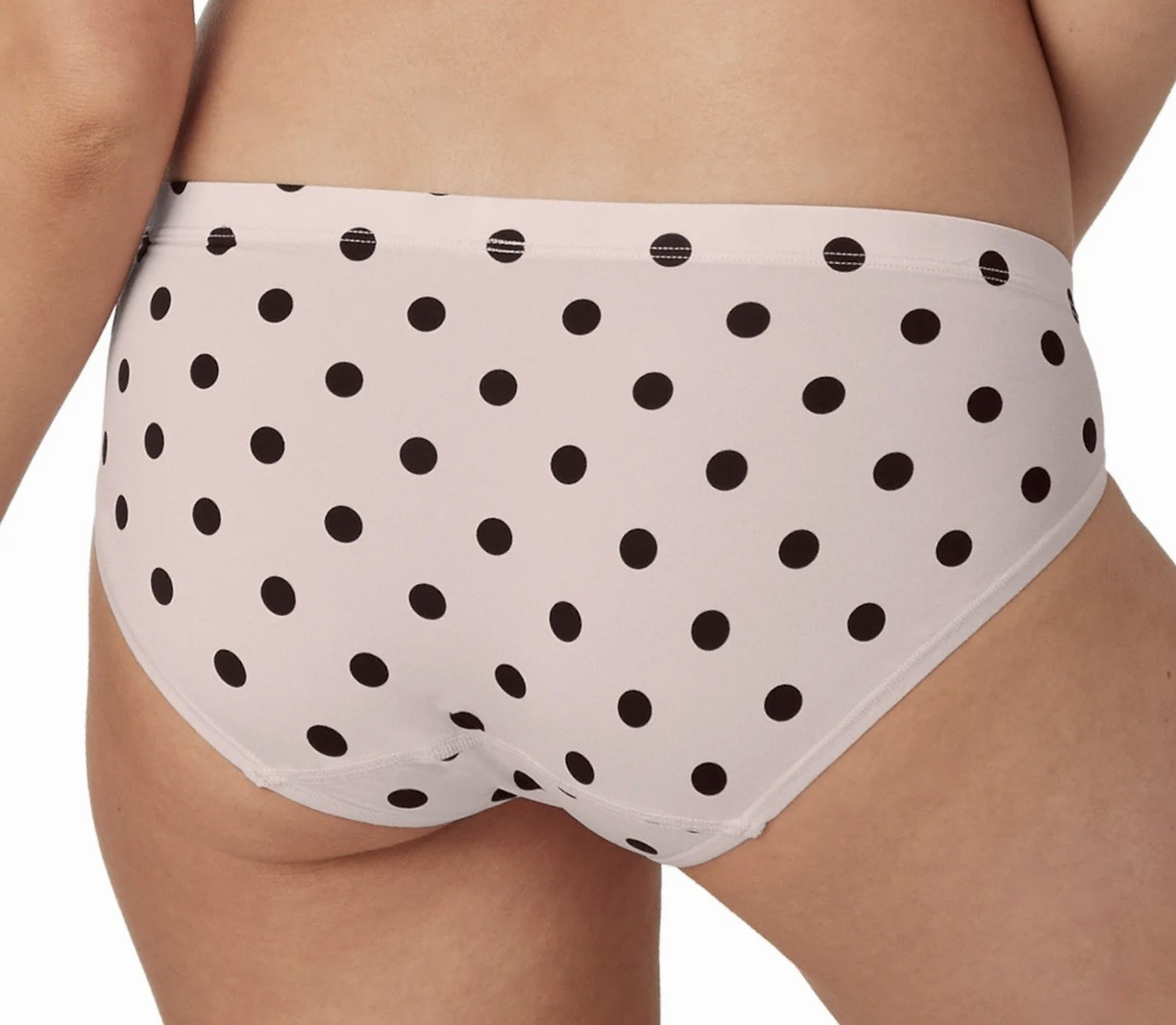 MAIDENFORM Barely There Invisible Look Sandshell Black Bikini Panty Womens S 5