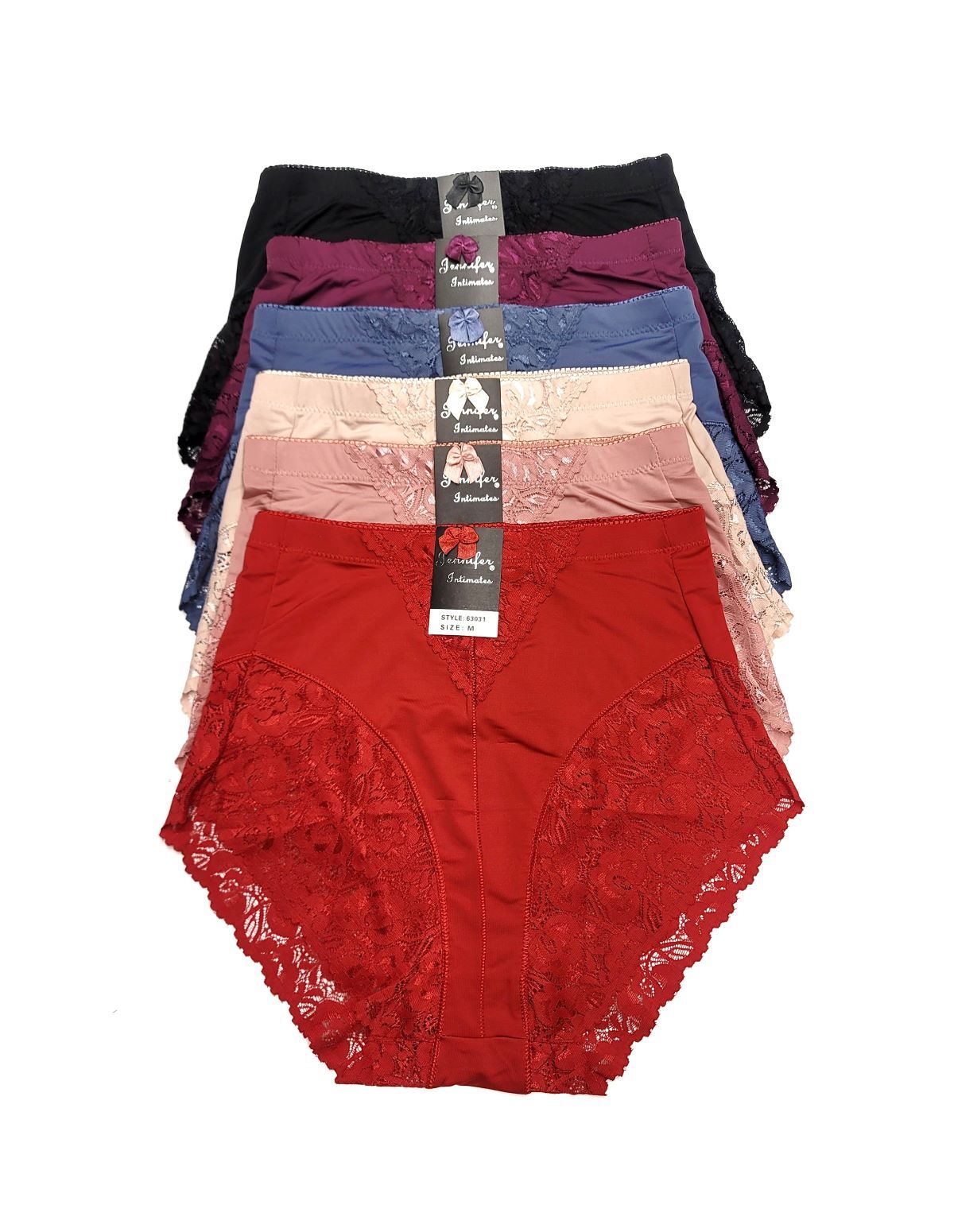 Women High Waist Light Tummy Control Lace Girdle Brief Panties Underwear S – 5XL