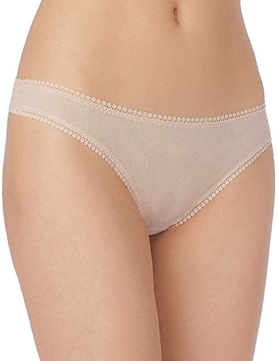 OnGossamer 183202 Womens Mesh Low-Rise Thong Panty Champagne Size Large/X-Large