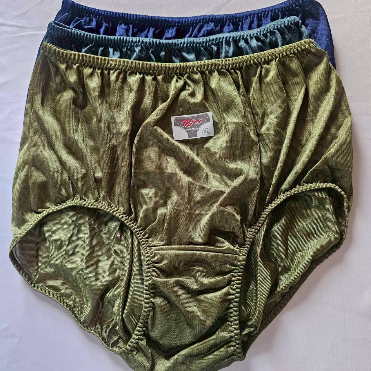 6pcs Granny panties Underwear Nylon Woman Man Soft Briefs High Waist 36″-42″ XL