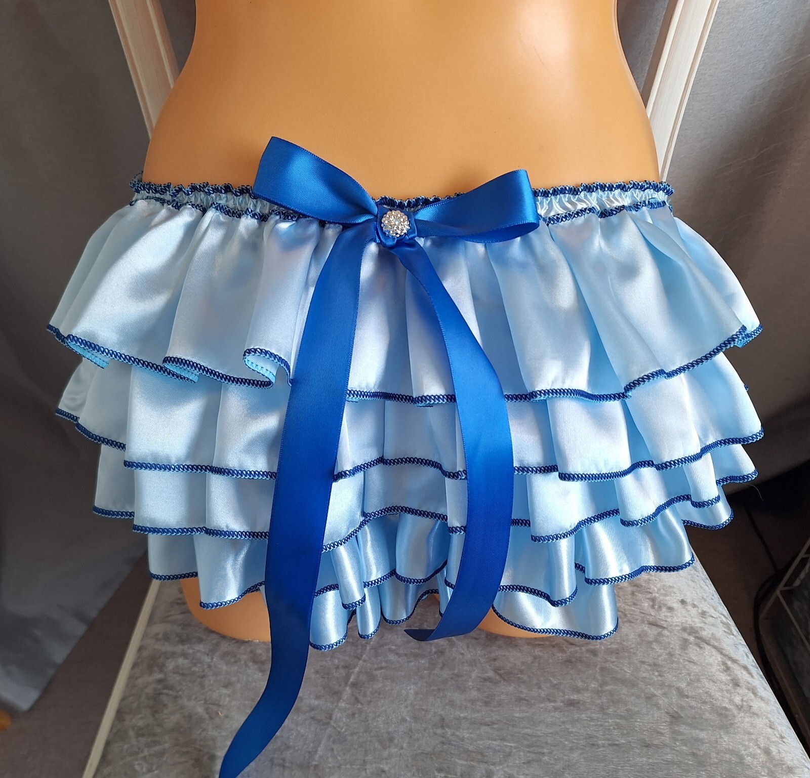 🌸MADE TO ORDER “SATIN Ruffle Bum SISSY Knickers any colour, any size🌸
