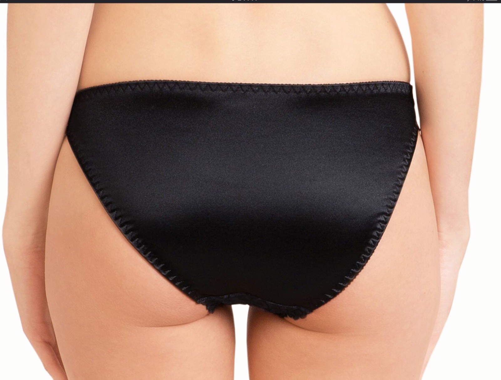 Women Panties,Bikinis ILUSION Size XL Black Floral Fishnet Front&Satin BackSilky