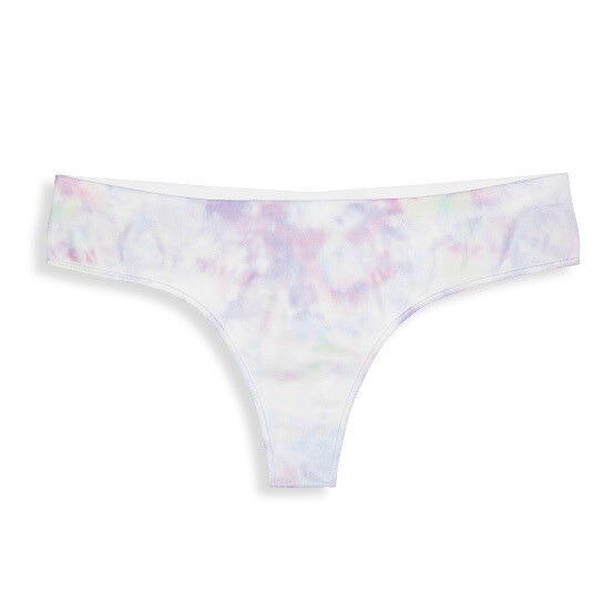 No Boundaries Juniors Seamless Thong Panty Small 3-5 New with Tags Tie Dye Cute