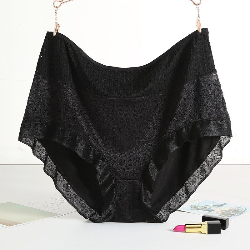 XXXL-5XL Plus Size High Waist Elastic Modal Cotton Briefs – Underwear Panty Wear