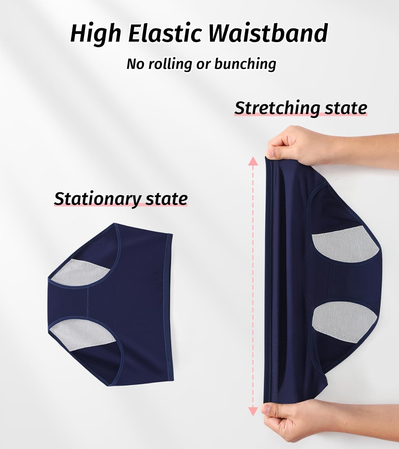 Period Underwear Menstrual Panties Cotton Postpartum Easy Clean Teens Brief